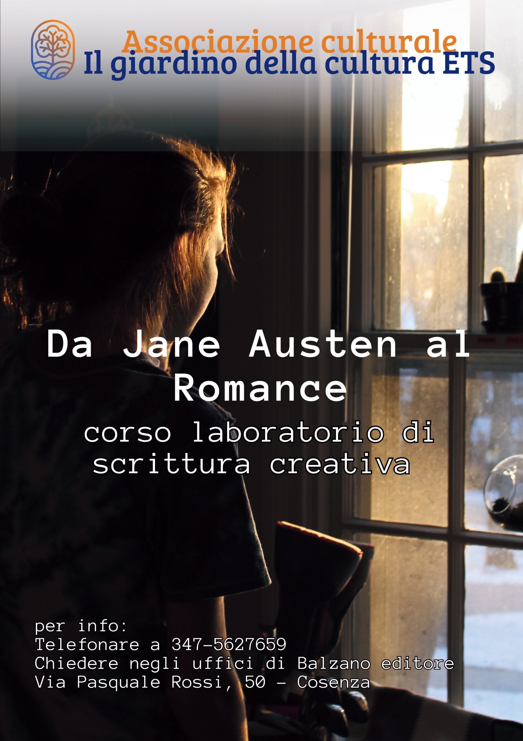 Da Jane Austen al Romance”: Corso Laboratorio di Scrittura Creativa